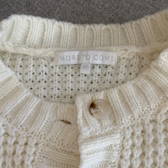 REVOLVE More to Come Knit Crop Cream Sweater - Picture 2 of 3